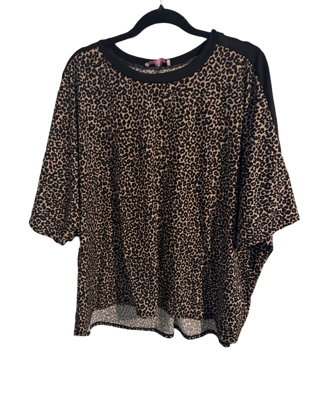 Discount Divas Leopard Print Dolman Top – 1X